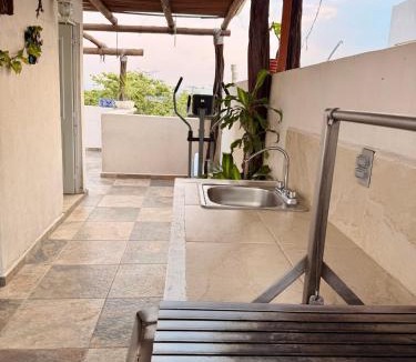 Crucero Tezoyuca Apartment | Casa con terraza frente alberca
