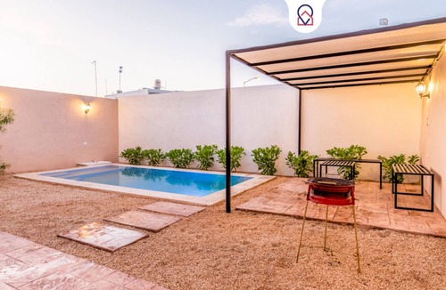 Merida House | Casa Familiar Sian Kaan | Alberca & Auto Check-In