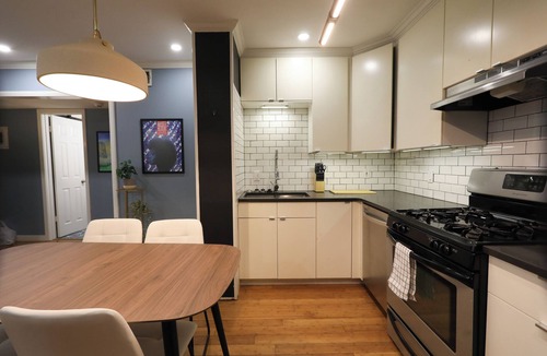 Riverside Condo | Central 2-bedroom condo steps from Hike and Bike trail
