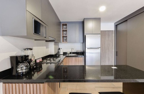 Monterrey Municipality Apartment | ¡Cerca de Fundidora! 4 camas, alberca & Gym 6H