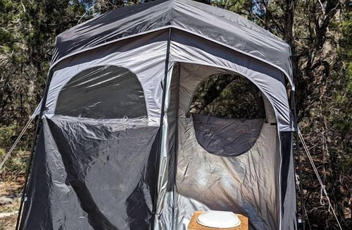 Vanderpool RV Rental | Cozy Safari Tent in Bandera for Romantic Getaways to Texas Hill Country