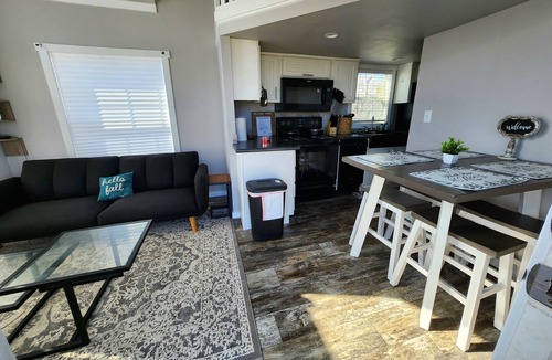 Midlothian Cabin | Cozy Tiny house 1-bedroom, 2-loft cabin in with full bath and kitchen on a farm!
