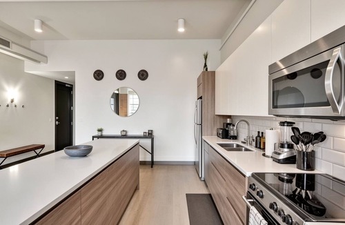 Downtown Dallas Apartment | Dallas Skyline Views- King Beds -Free Valet - Walk to Conv Ctr - 24hr Gym - Pool