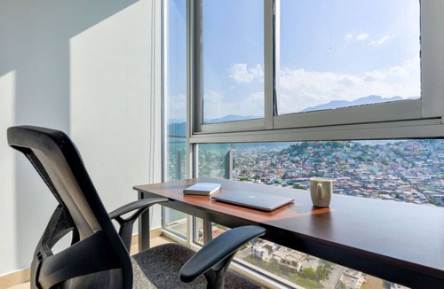 Monterrey Municipality Apartment | ¡De Lujo en Zona Sur! 4 camas + Wifi 5ppl 2BR|1br