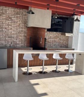 Guadalupe Apartment | Departamento a metros del Estadio BBVA, con acceso a terraza espectacular y asador