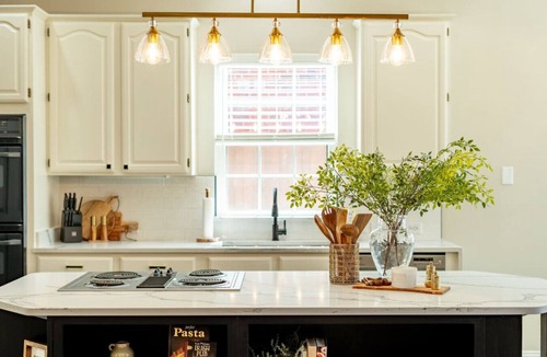 Allen House | Designer-Styled Modern Farmhouse w/Heated Pool
