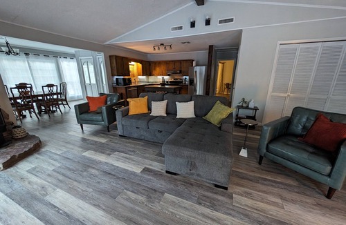 Grapevine House | Discover seclusion at Road's End Retreat, a 2-bed, 2-bath sanctuary.