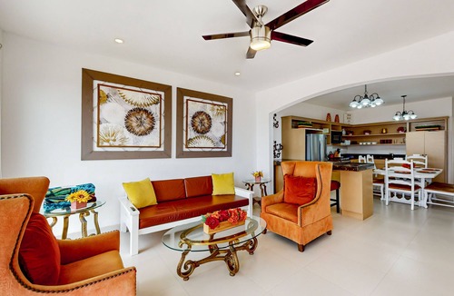 La Paloma House | Dog-friendly villa with heated outdoor pool, hot tub, streaming, partial views
