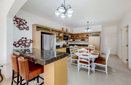La Paloma House | Dog-friendly villa with heated outdoor pool, hot tub, streaming, partial views