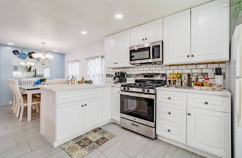 Eureka House | Dog-friendly, waterfront cottage with a dock, fish cleaning station, wood stove