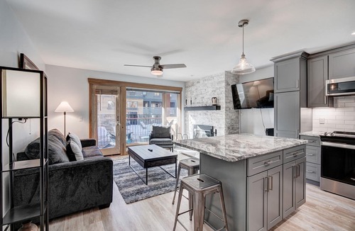 Historic District Condo | Freshly updated, right in town and across from the lift!