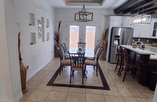 McAllen House | GORGEOUS HOME WITH COURTYARD, LANDSCAPPED, NEW POOL Outside barbecue area.