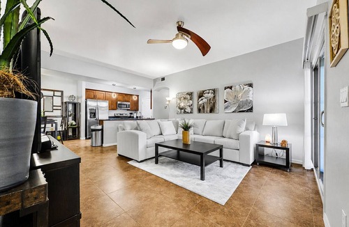 Parkwood Ranch Condo | Ground Floor, Steps from the Pool + Easy Parking! One Car Garage!
