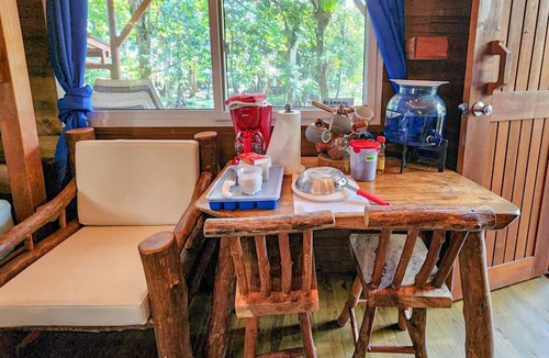 Fronteras Cabin | Happy Iguana Marina Ecolodge Waterfront Cabin #1, A/C, Starlink, Pool, Sleeps 4