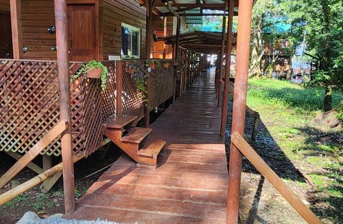 Fronteras Cabin | Happy Iguana Marina Ecolodge Waterfront Cabin #1, A/C, Starlink, Pool, Sleeps 4