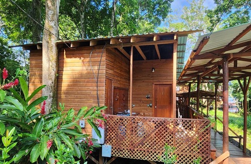 Fronteras Cabin | Happy Iguana Marina Ecolodge Waterfront Cabin #1, A/C, Starlink, Pool, Sleeps 4