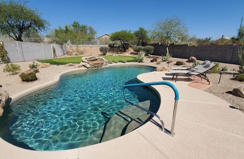 Tatum Ranch House | Heated Pool, Putting Green, Fireplace, Game Room