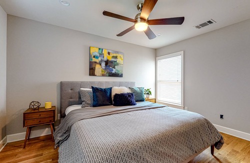 Brentwood House | Home with central AC, W/D, grill, & outdoor dining - near bus & rail stops