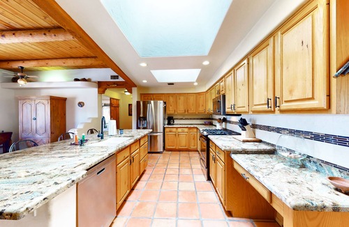 Hohokam Estates House | Incredible mountain view dog-friendly home with pool, full kitchen, grill, & TV