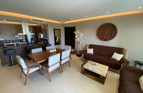 Puente del Mar Apartment | La Isla Residences Zona Diamante Ocean Front View