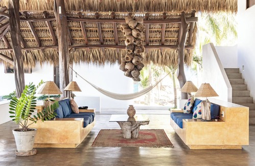 Saladita House | Large beach house sleeps 12, steps from the world-famous Saladita surf break.