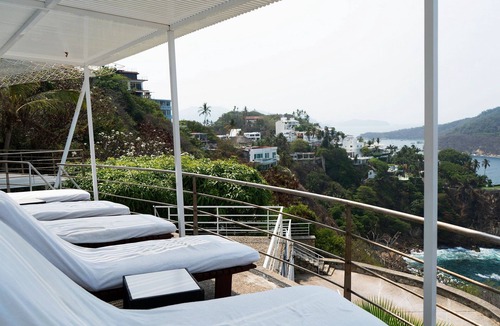 Las Playas Condo | Loft Casa Viento: 2 habs, cocineta y terraza a mar