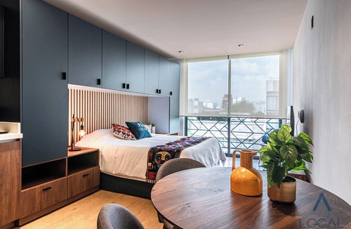 Benito Juarez Apartment | Loft con balcón y cocineta