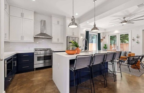 Govalle House | Luxe 8BR Austin Combo | Pool, Grill & Rooftop Deck