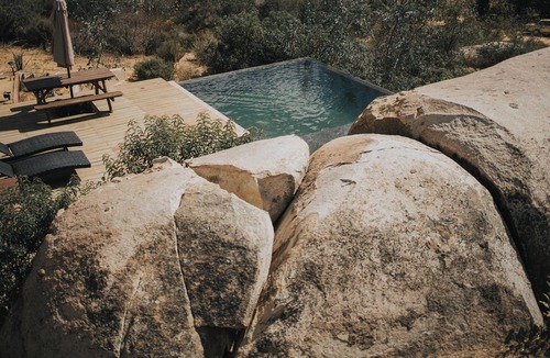 San Antonio de las Minas Cabin | Luxury Glamping Tent with Vineyard Views & Private Bathroom