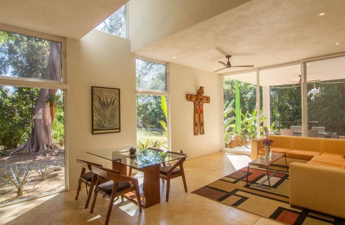 Chacala House | Luxury home w/ private beach & gated community, 100 + Mbps internet