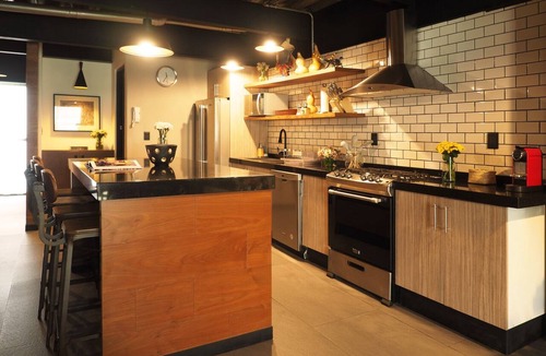 Polanco Apartment | Luxury Industrial-style with Balcony in Polanco, Mexico City.