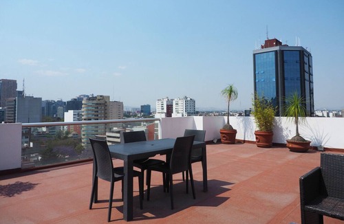 Polanco Apartment | Luxury Industrial-style with Balcony in Polanco, Mexico City.
