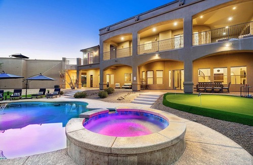 East Mesa House | Luxury Oasis Heated Pool & Spa* - 7BR Luxury Estate w/Panoramic Mountain Views!
