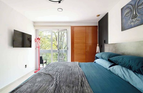 Escandon Apartment | Massive rooftop terrace steps from everything