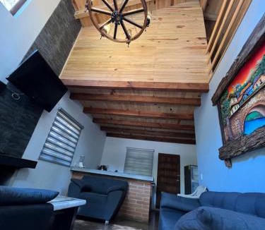 Mazamitla Ski Chalet | Mazamitla - Cabaña Topacio con jacuzzi