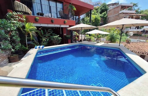 Cerro Apartment | Miguel's Mirador: Bay-View Studio, Private Hammock Terrace, Heated Pool