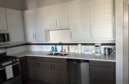Woodlake - Briar Meadow Apartment | Modern 2BR Bayou Retreat . Pool . Gym . Balcony
