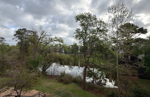 Woodlake - Briar Meadow Apartment | Modern 2BR Bayou Retreat . Pool . Gym . Balcony