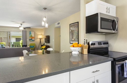 South Scottsdale Condo | Modern and Peaceful Single Level Condo in Old Town w/Heated Pool!