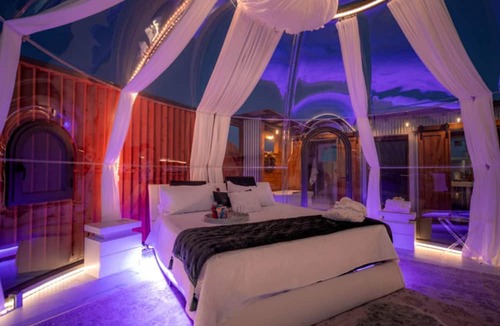 Cottonwood Shores Cabin | Modern Dome Escape with Private Decks & Open-Sky Relaxation in Cottonwood, Texas