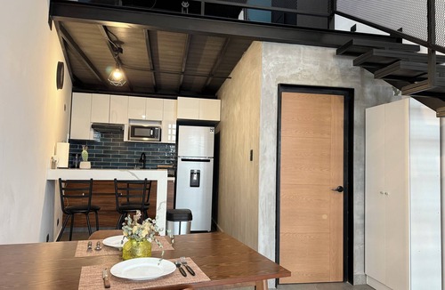 Saltillo Apartment | Modern double-height loft new and equipped with its own parking lot