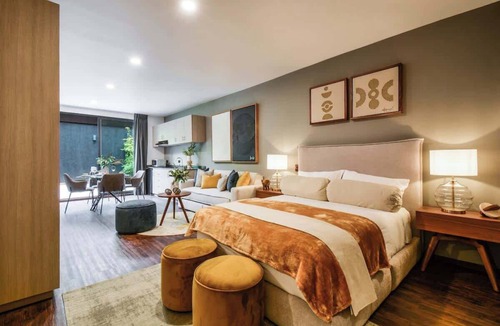 Escandon Apartment | Modern Loft w/Private Patio in Condesa