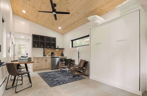 Grant Cabin | Modern Mountain Studio | Hot Tub | Lostfork