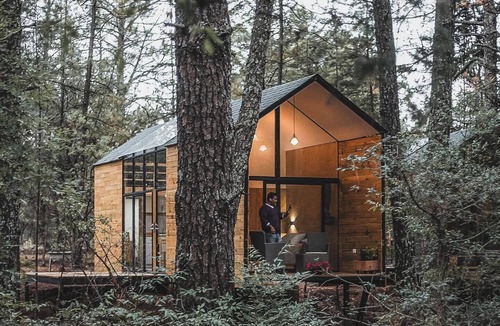 Huasca De Ocampo Cabin | Natural Cabin in the Forest - Cozy and Equipped - WiFi + Kitchen