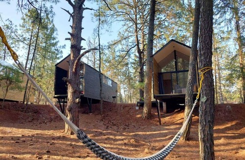 Huasca De Ocampo Cabin | Natural Cabin in the Forest - Cozy and Equipped - WiFi + Kitchen
