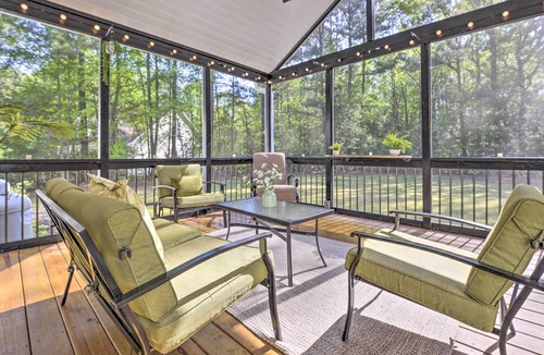 Willow Spring House | NEW! Willow Spring Home w/ Porch: 17 Mi to Raleigh