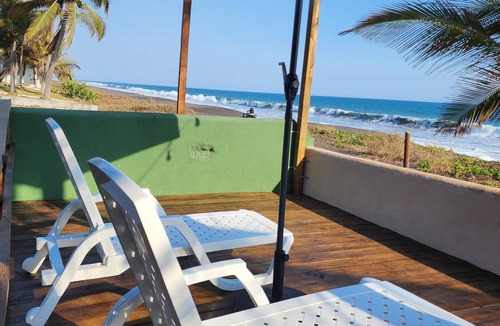 Monterrico House | Ocean access waterfront home with TIKI Ranch and Pool. Pet friendly!