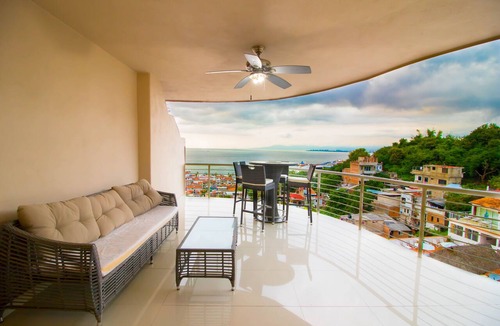Downtown Puerto Vallarta Apartment | Ocean view from centro hills