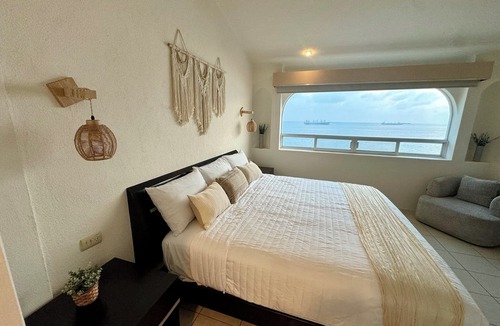 Manzanillo Apartment | Ocean View, Terrace and Swimming Pools