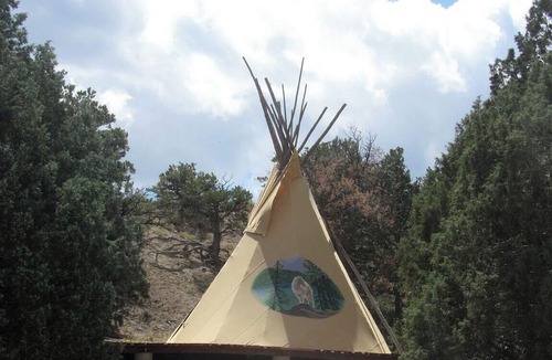 Salida RV Rental | Pet Friendly Mountain Tipi for Glamping in Salida, Colorado